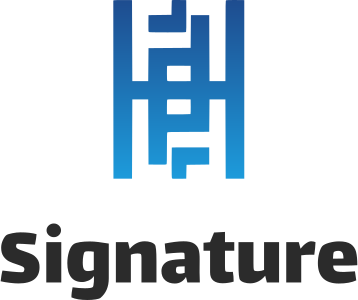 Signature logo design