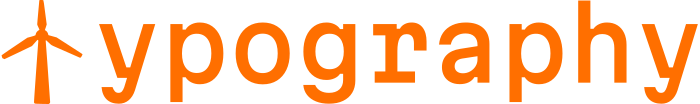 Typography logo design