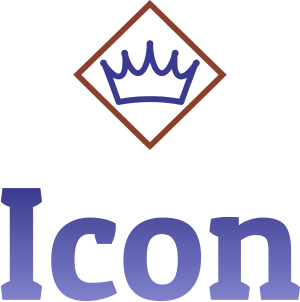 Icon logo design