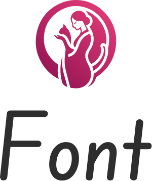 Font logo design