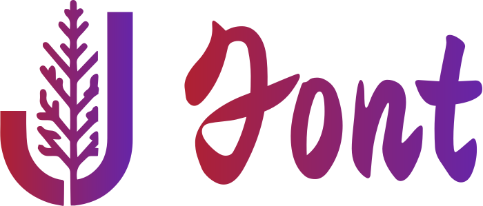 Font logo design