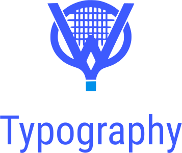 Typography logo design