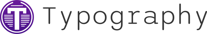 Typography logo design