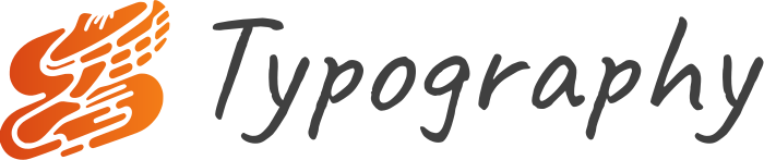 Typography logo design