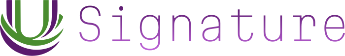 Signature logo design