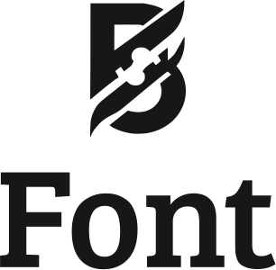 Font logo design