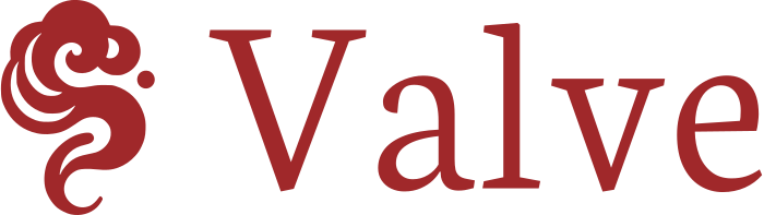 Valve logo design