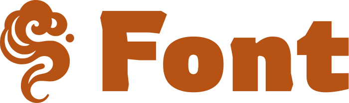 Font logo design