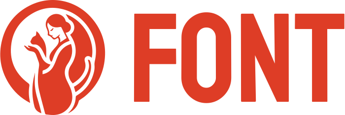 Font logo design