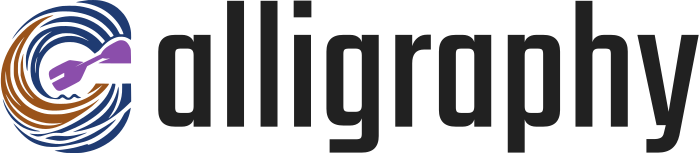 Calligraphy logo design