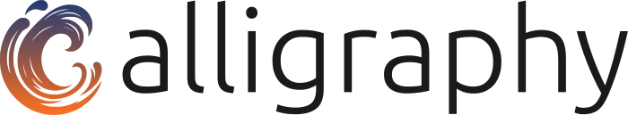 Calligraphy logo design