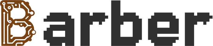 Barber logo design