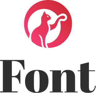 Font logo design