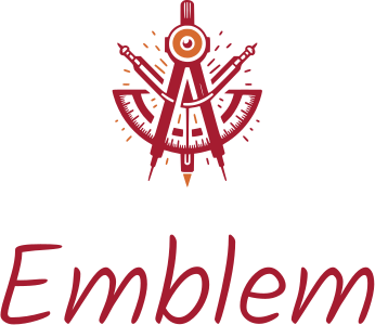 Emblem logo design