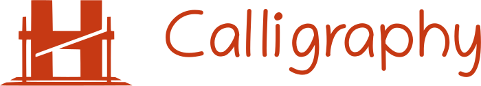Calligraphy logo design