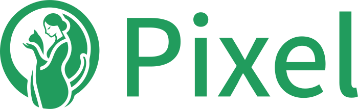 Pixel logo design