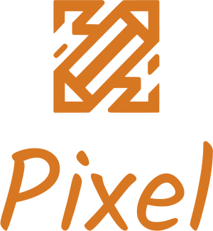 Pixel logo design