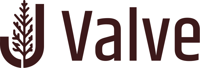 Valve logo design