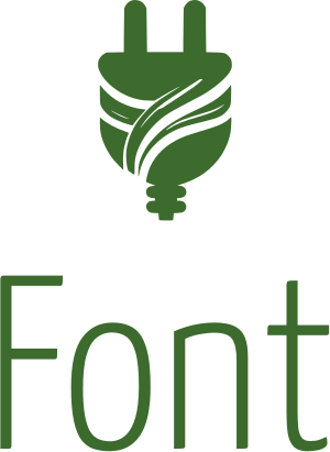 Font logo design