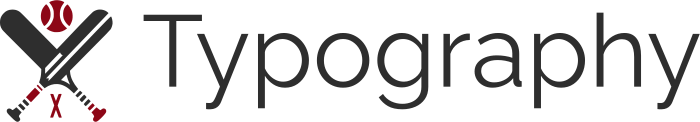 Typography logo design