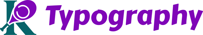 Typography logo design