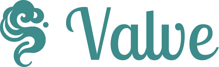 Valve logo design