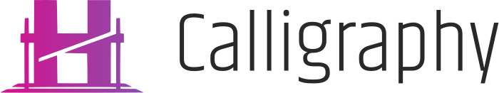 Calligraphy logo design
