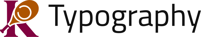 Typography logo design