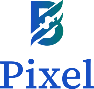 Pixel logo design