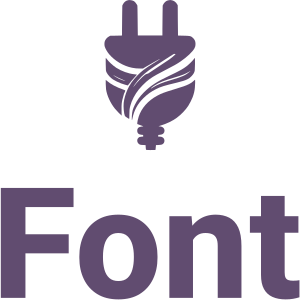 Font logo design