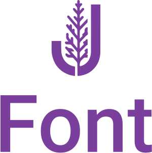Font logo design
