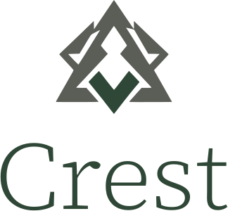 Crest logo design