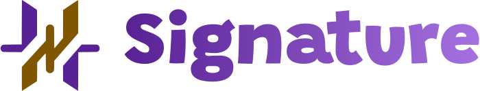 Signature logo design