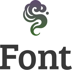 Font logo design