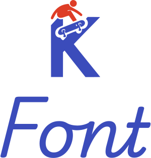 Font logo design