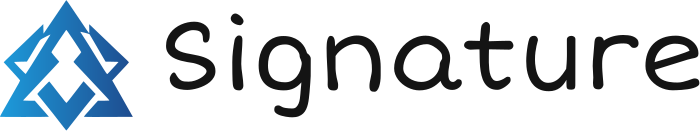 Signature logo design