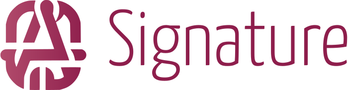 Signature logo design