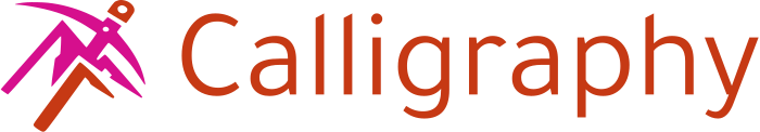 Calligraphy logo design