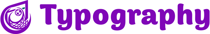 Typography logo design