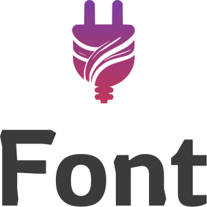 Font logo design