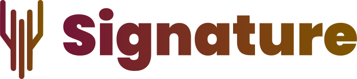 Signature logo design