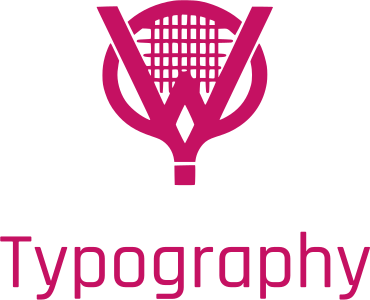 Typography logo design