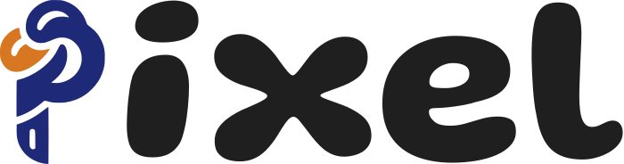 Pixel logo design