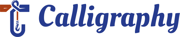 Calligraphy logo design