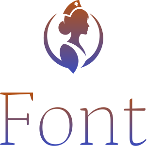 Font logo design