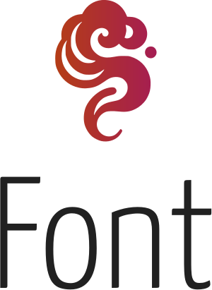 Font logo design