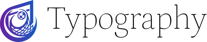 Typography logo design