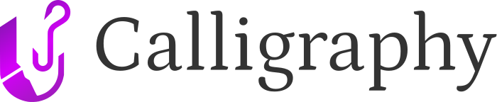 Calligraphy logo design