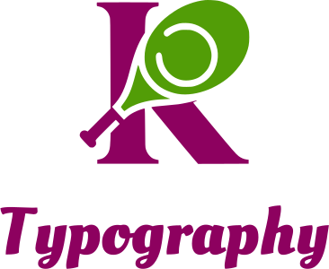 Typography logo design