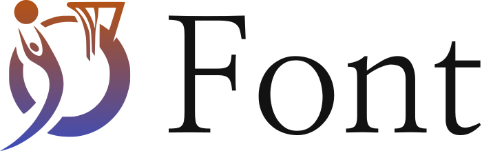 Font logo design